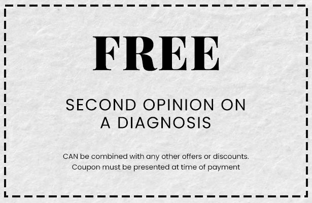 Discounts on Second Opinion on a Diagnosis