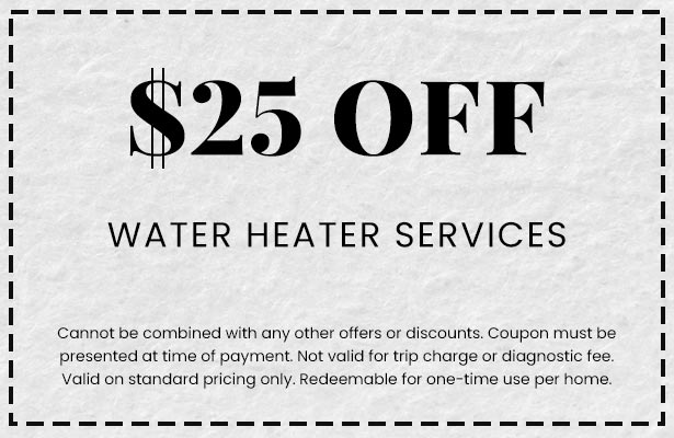 Discounts on Water Heater Services