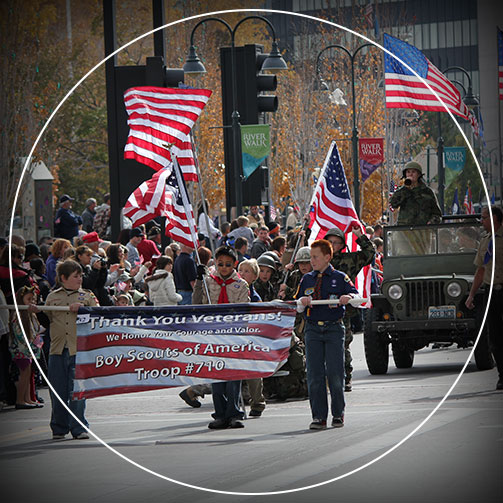 Lincoln Heating & Air Community Involvement Veterans Day Parade